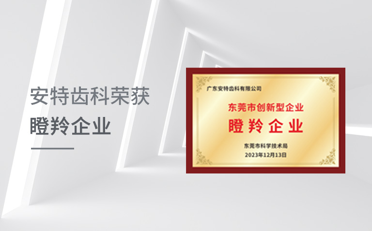 广东金年会 金字招牌诚信至上齿科有限公司荣获“瞪羚企业”殊荣