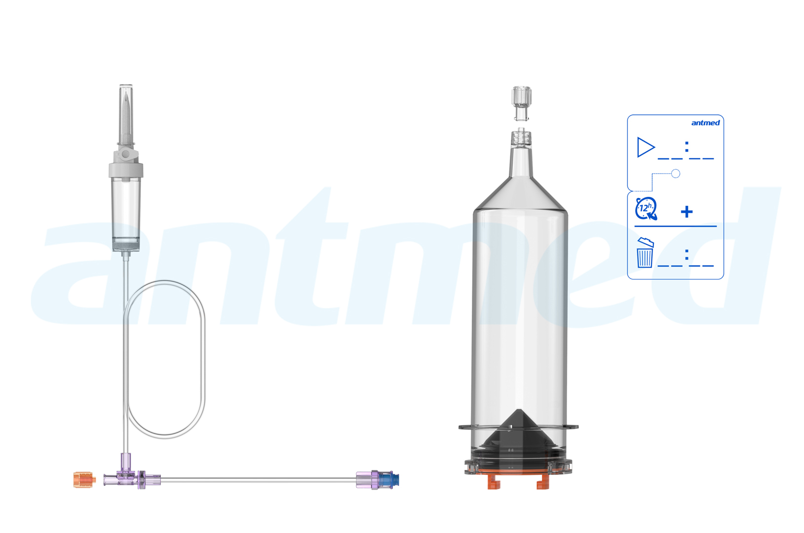 12hours Multi-patient syringe system 