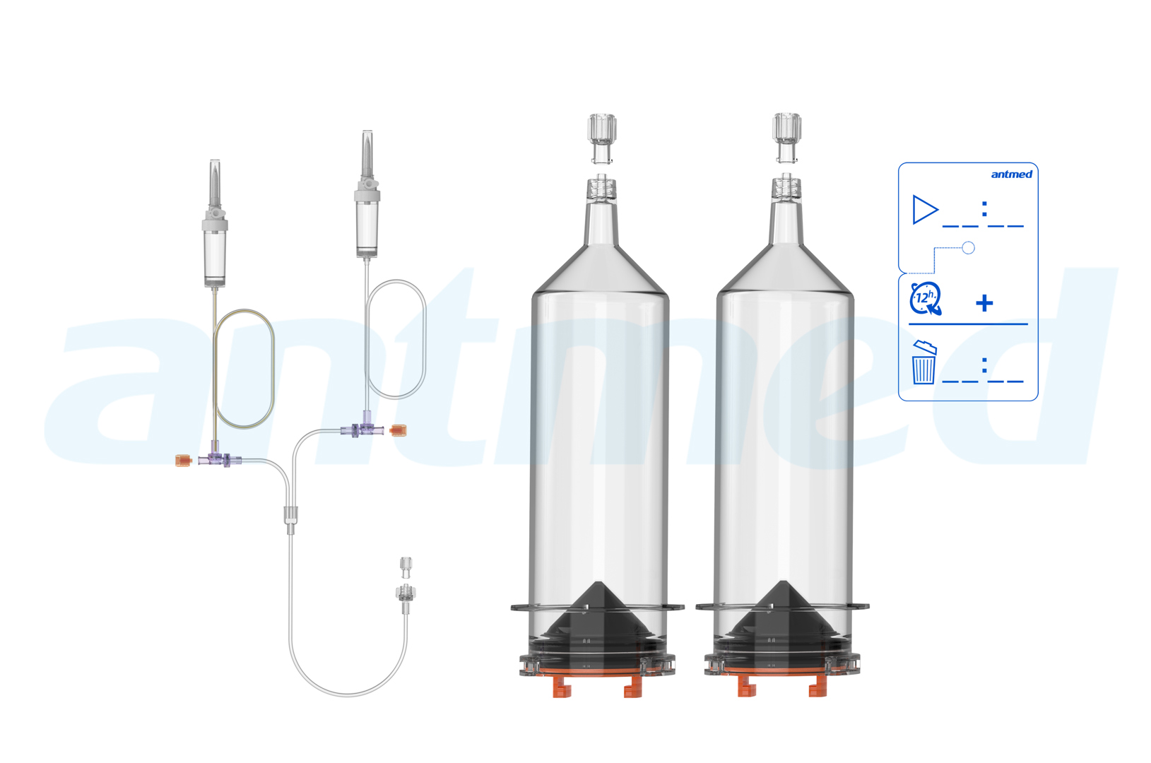 12hours Multi-patient syringe system