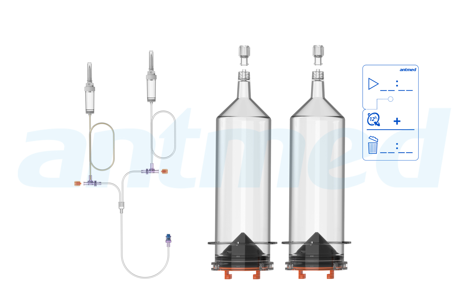 12hours Multi-patient syringe system