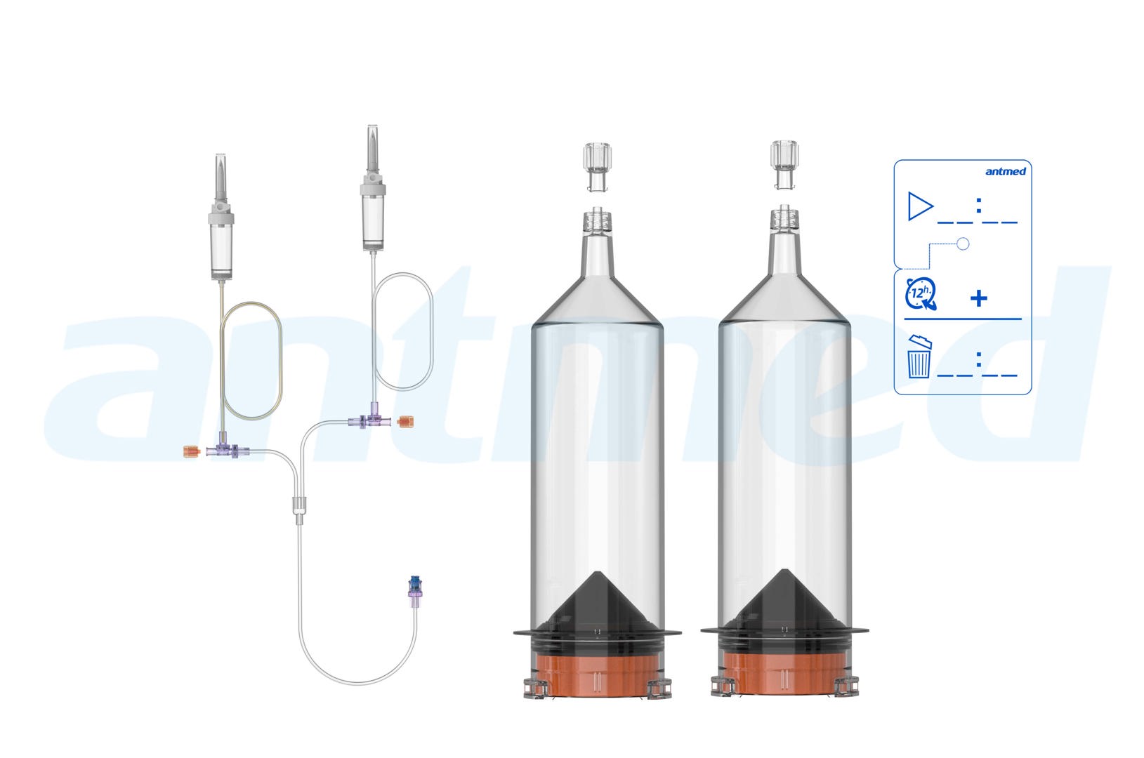 12hours Multi-patient syringe system