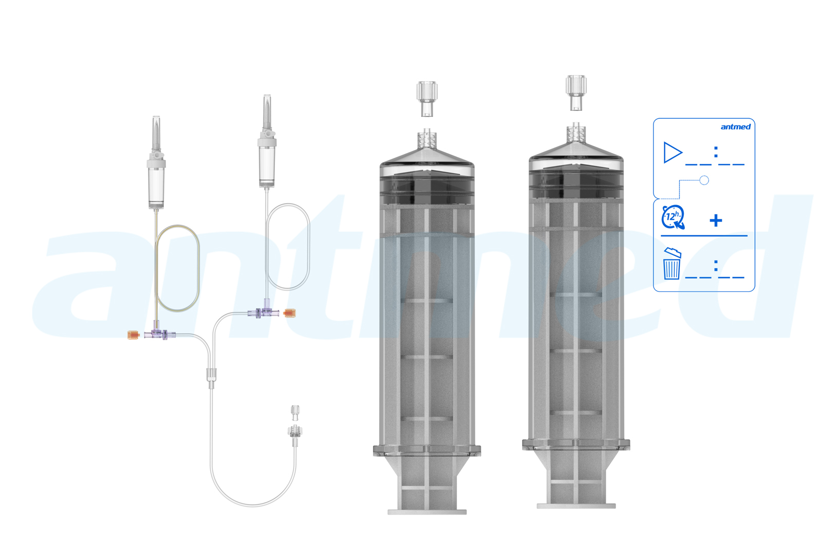 12hours Multi-patient syringe system