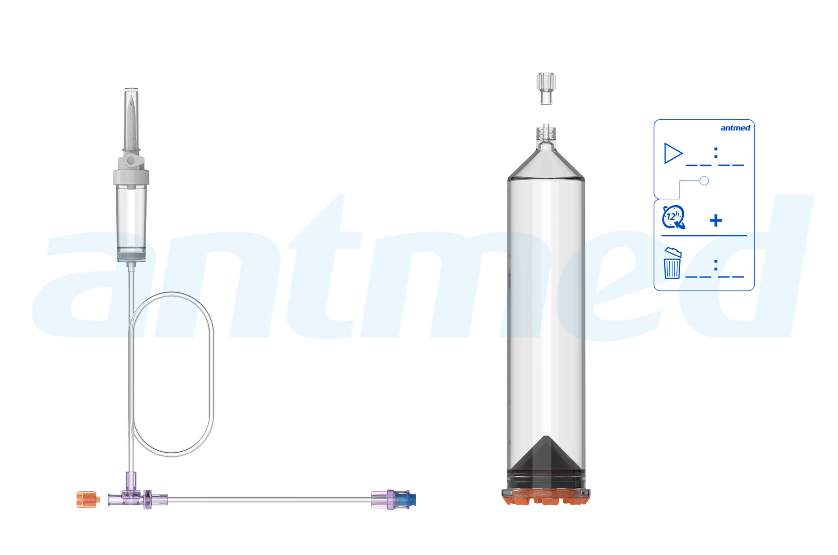 12hours Multi-patient syringe system