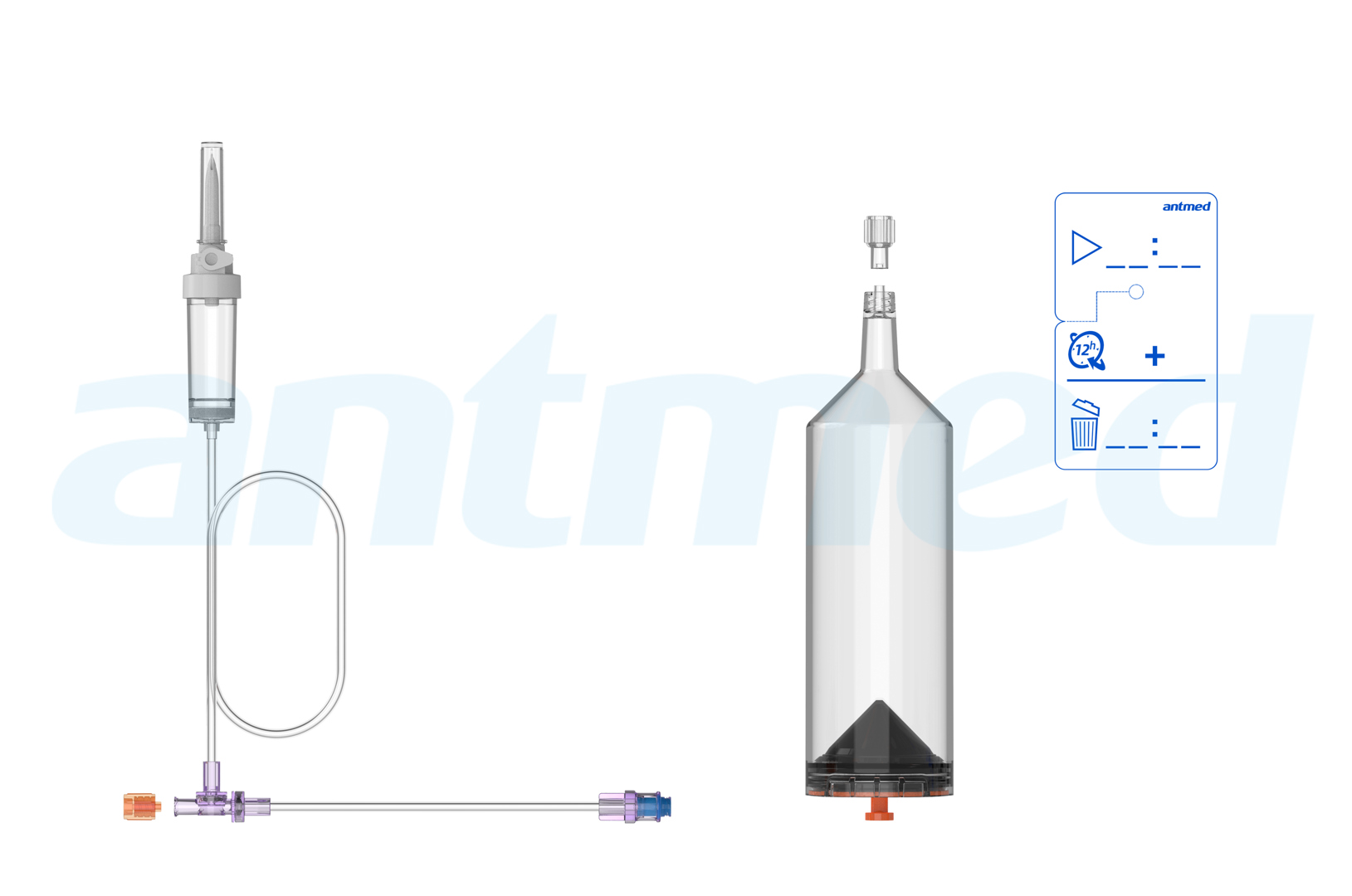 12hours Multi-patient syringe system