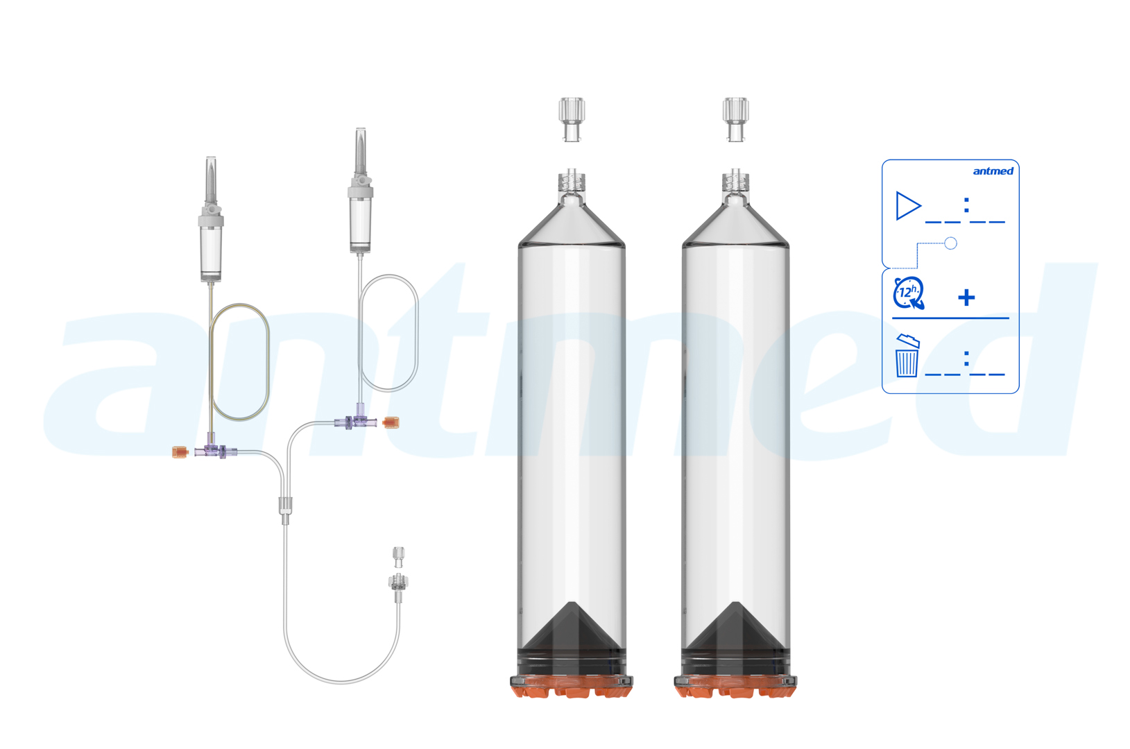 12hours Multi-patient syringe system