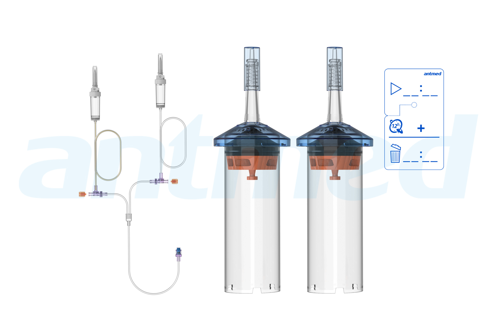 12hours Multi-patient syringe system