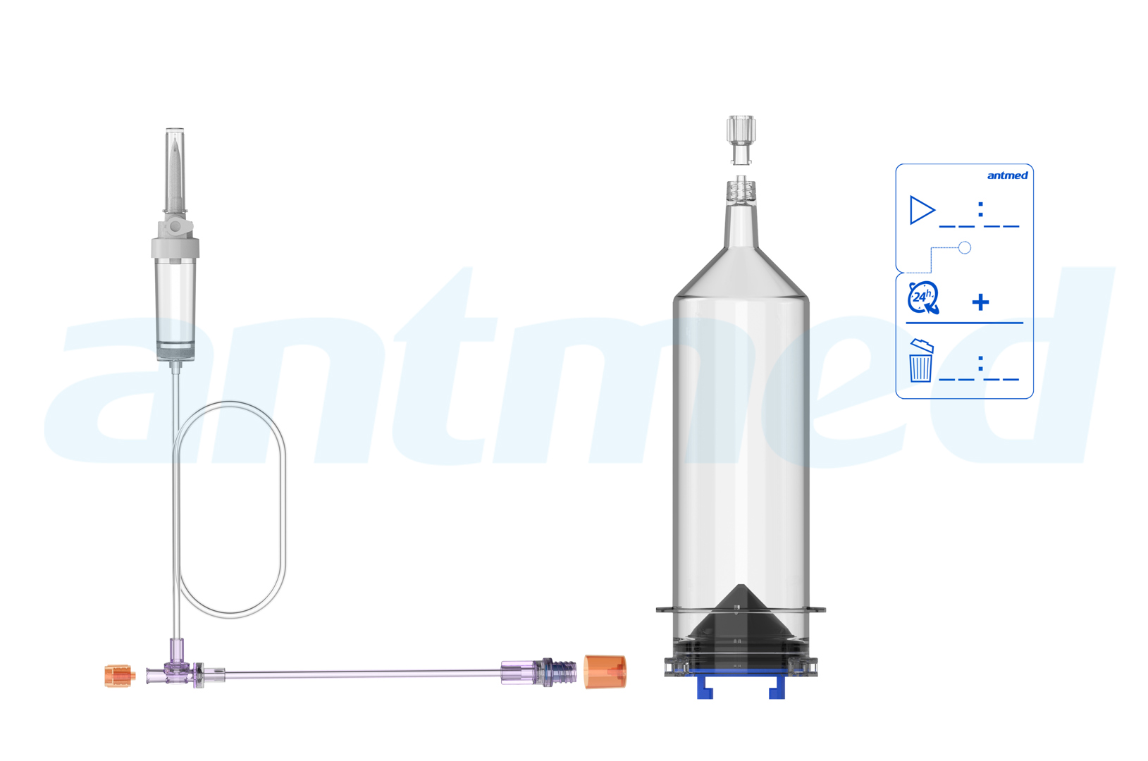 24hours Multi-patient syringe system