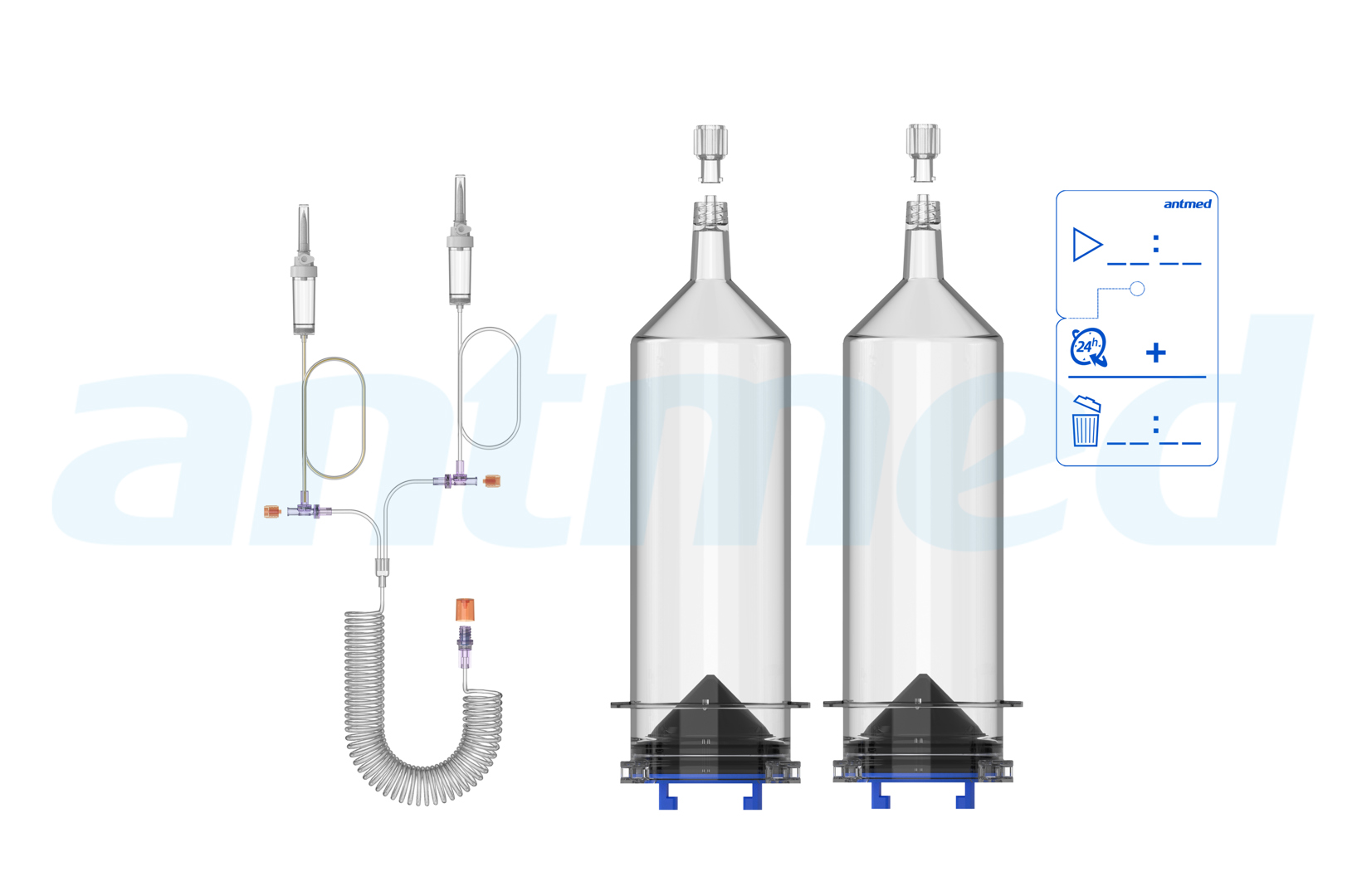 24hours Multi-patient syringe system