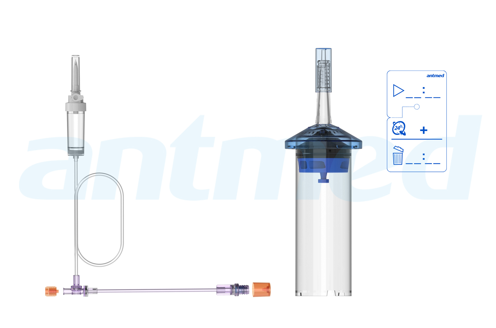 24hours Multi-patient syringe system