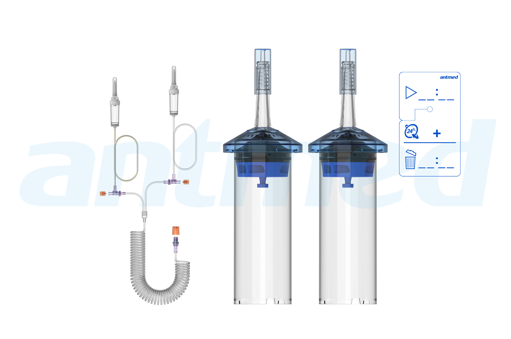 24hours Multi-patient syringe system