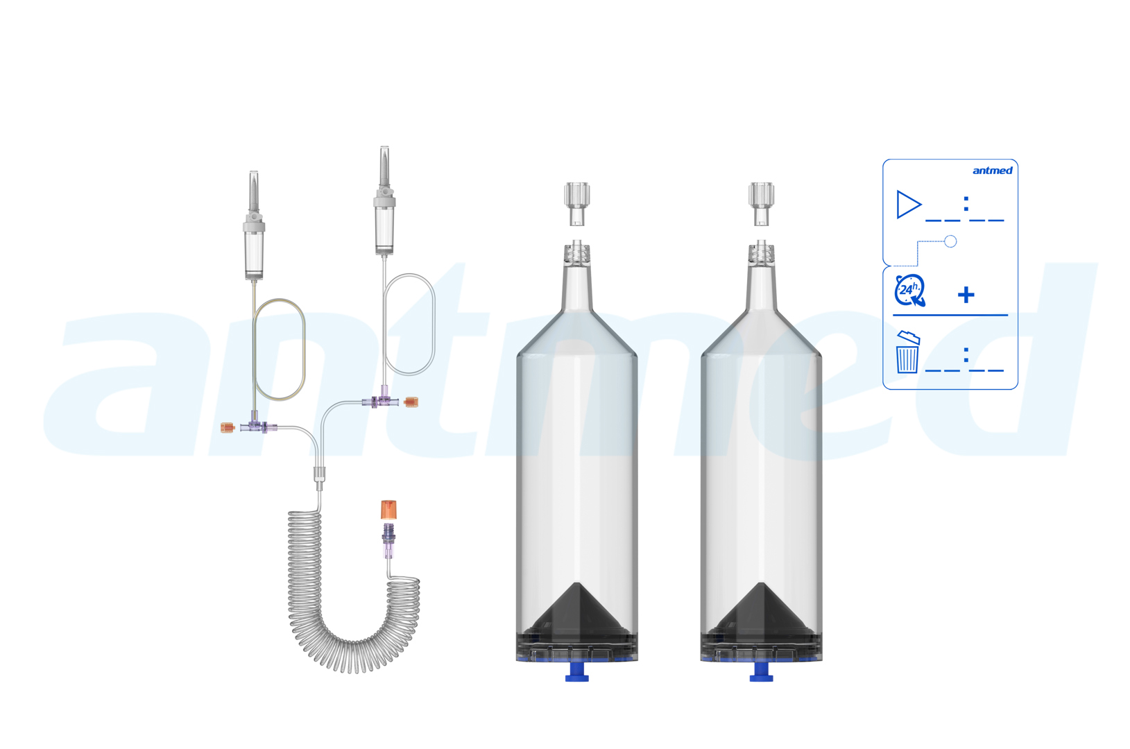 24hours Multi-patient syringe system